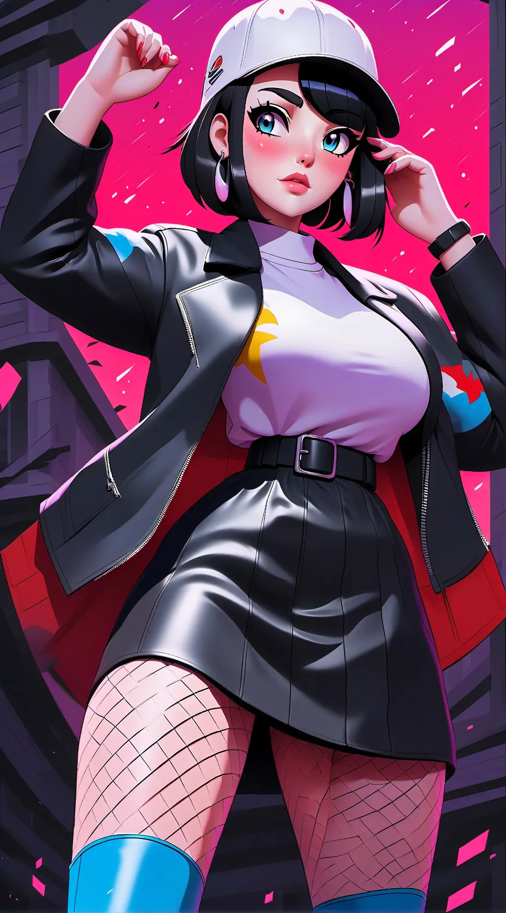ai character: deemon denki  background