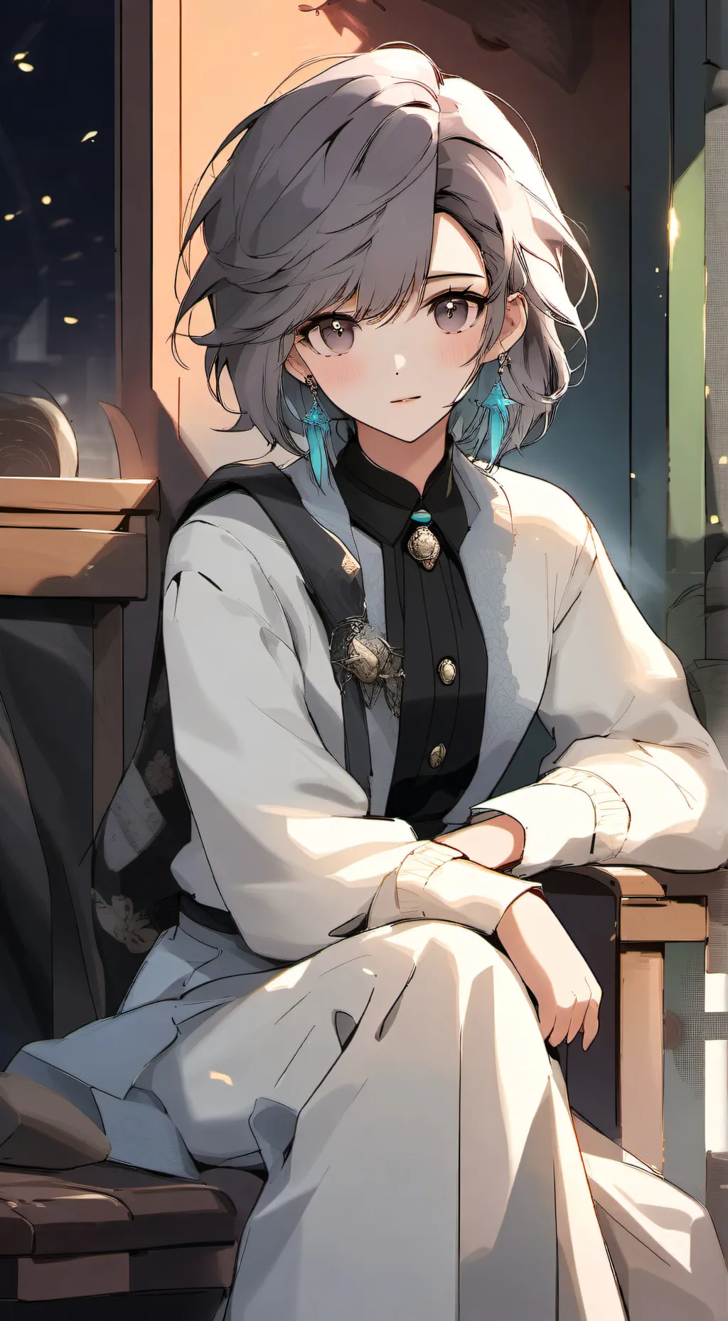 ai character: Маша background