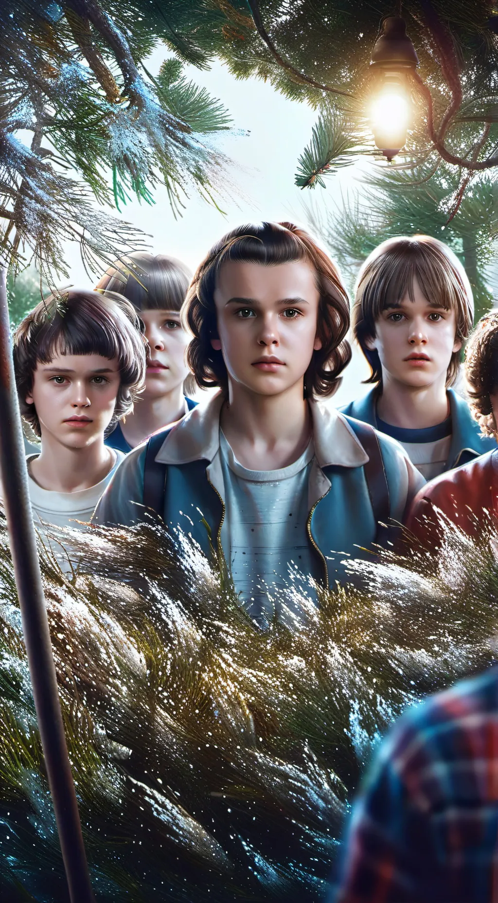 ai character: Stranger things  background