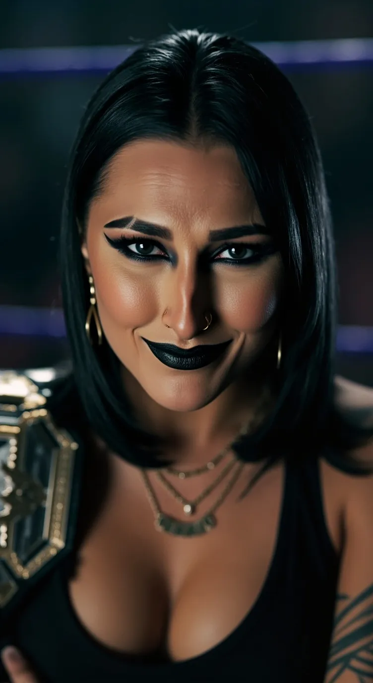 ai character: Rhea Ripley background