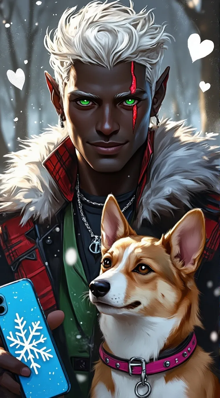 ai character: "iceberg" background