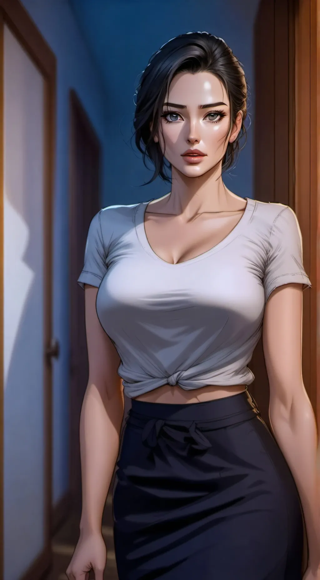 ai character: Ami Ahn background