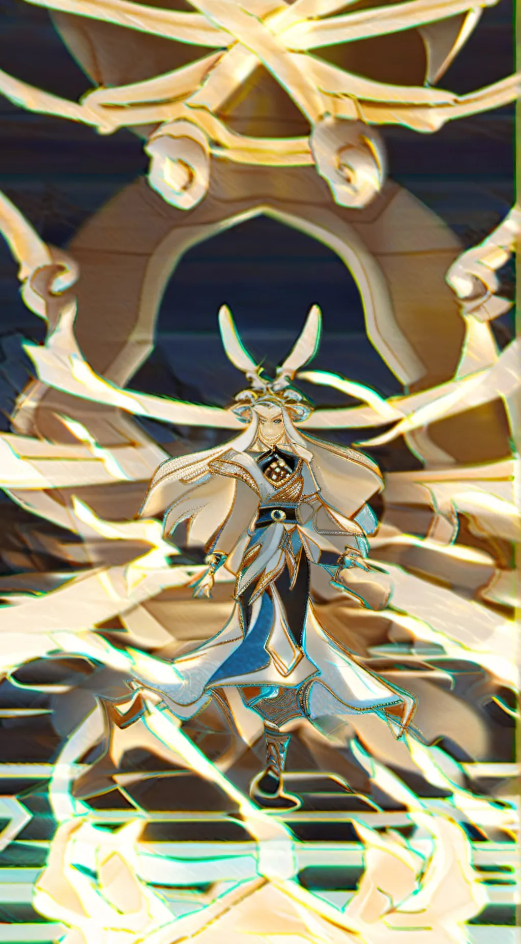 ai character: Awakened pvc background