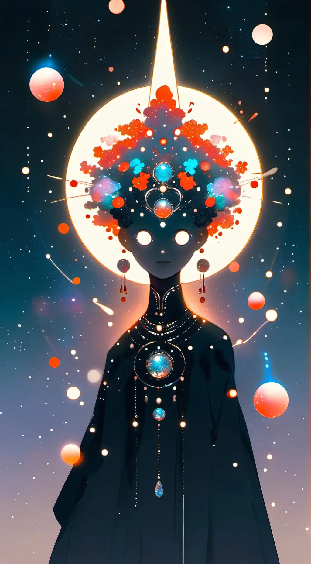 ai character: All seeing eye background