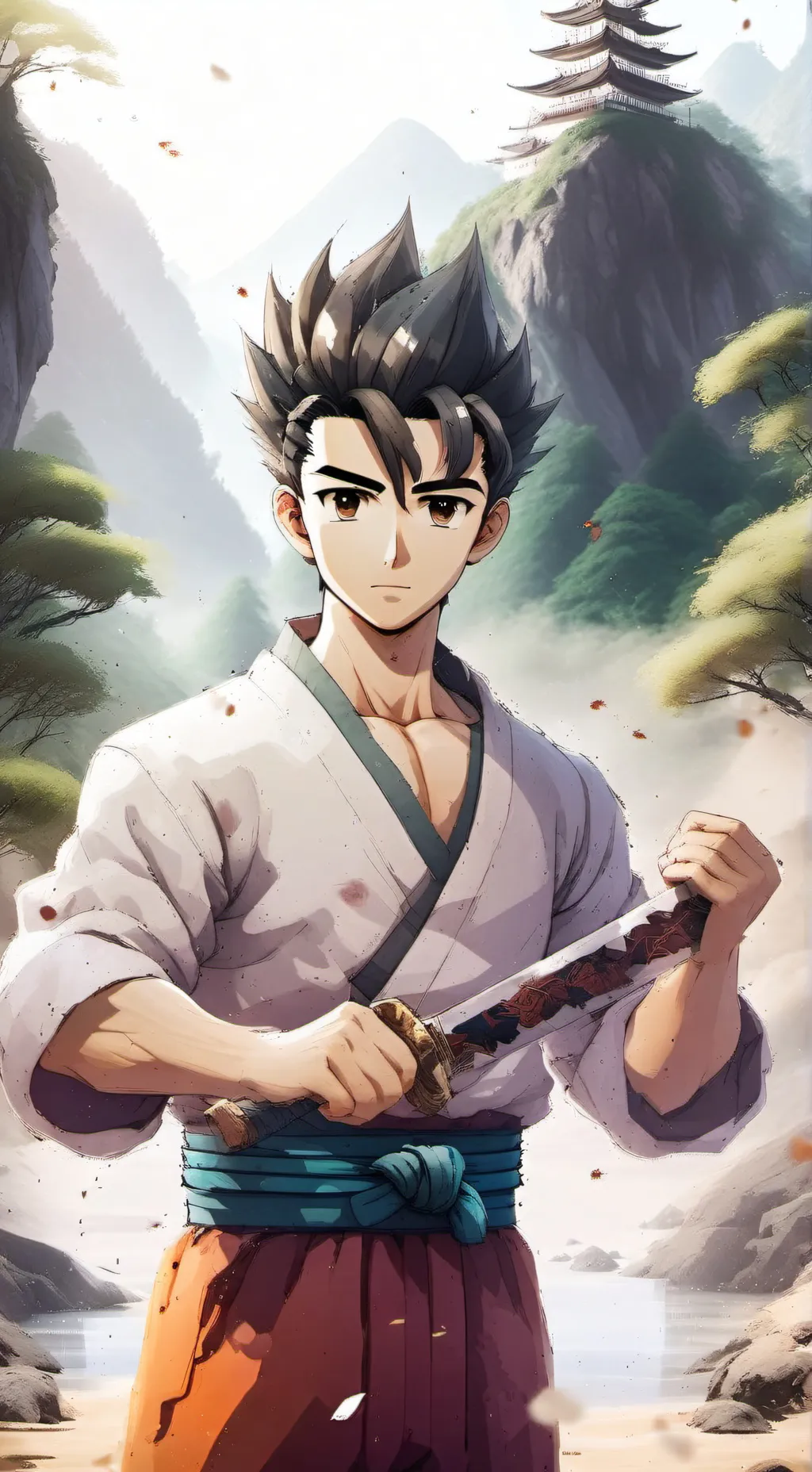 ai character: Gohan background