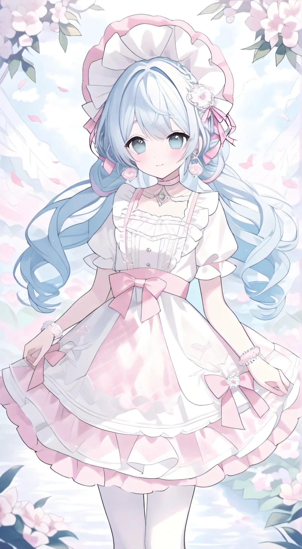 ai character: Amilia the maid  background
