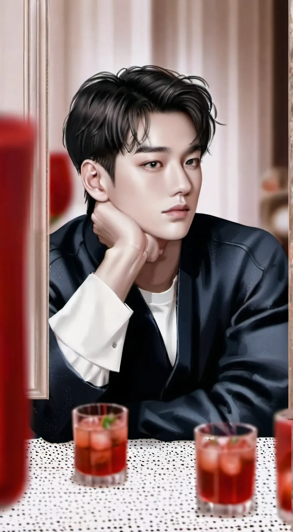 ai character: junkook  background