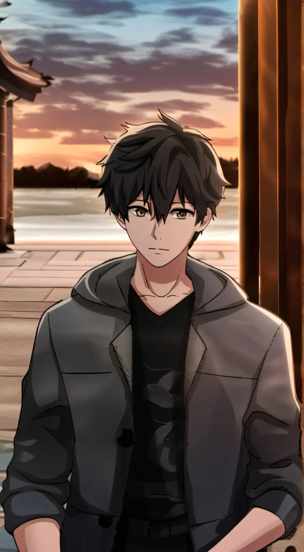 ai character: 🕷️Рома🕷️ background