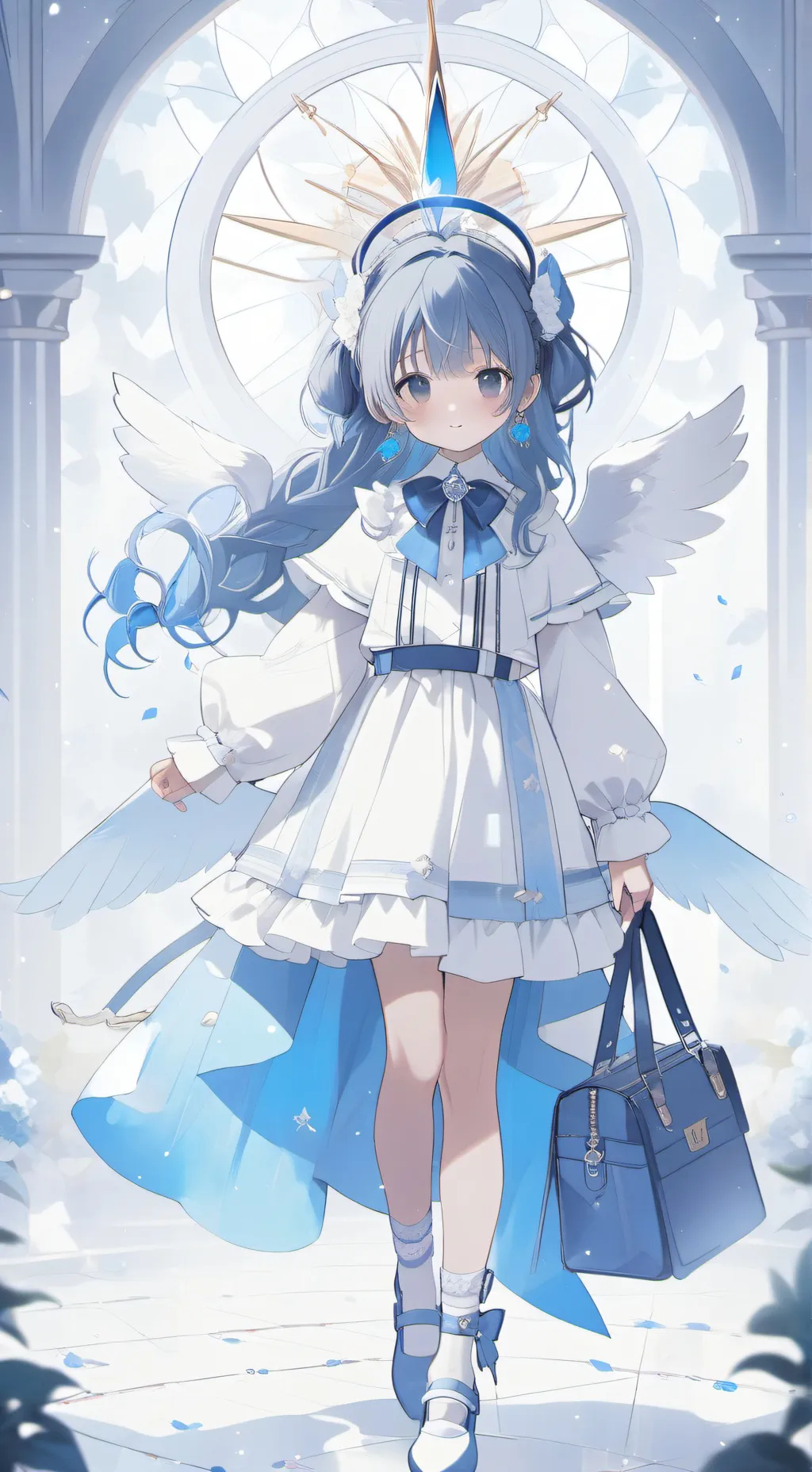 ai character: the mall background