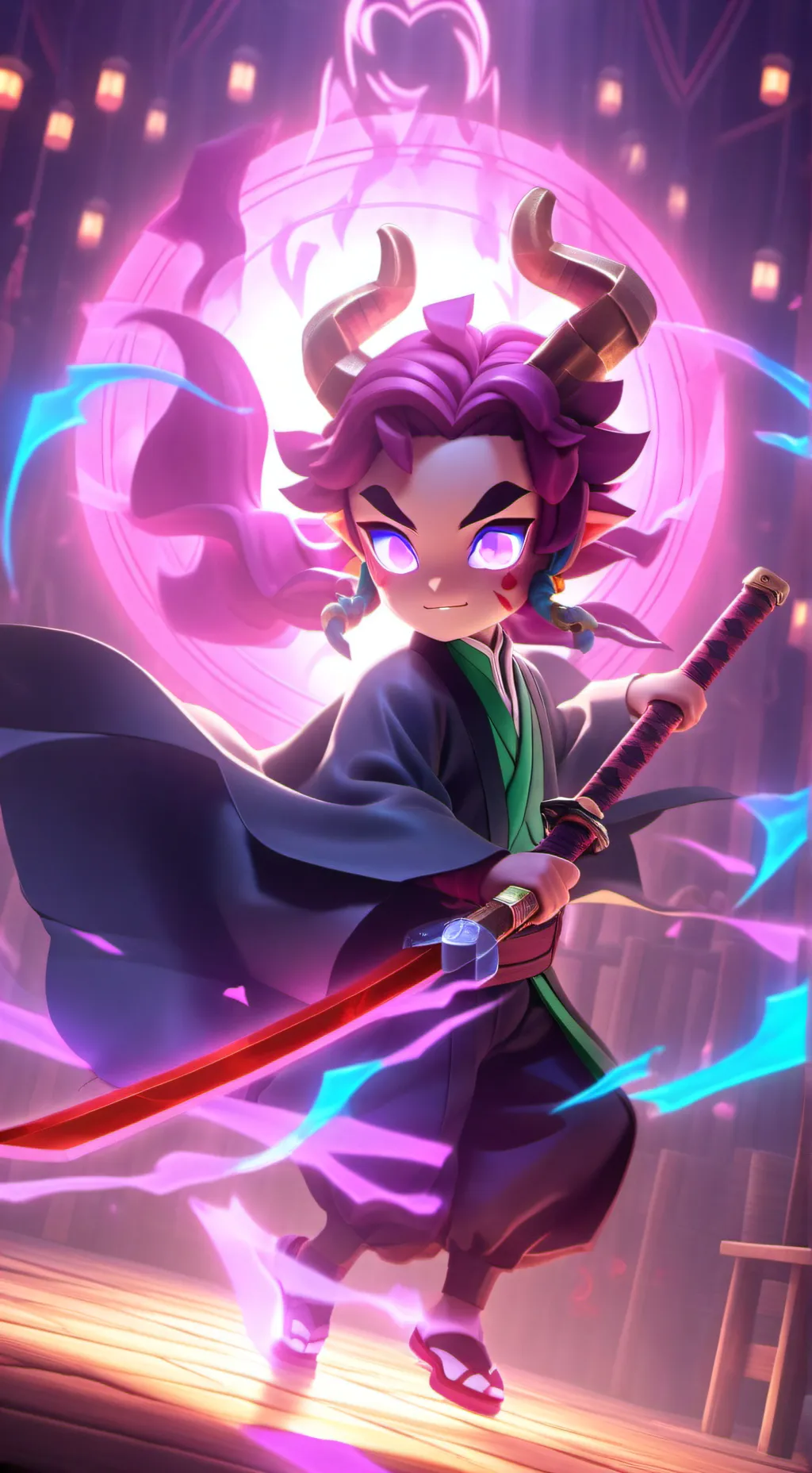 ai character: Kny+pick me background