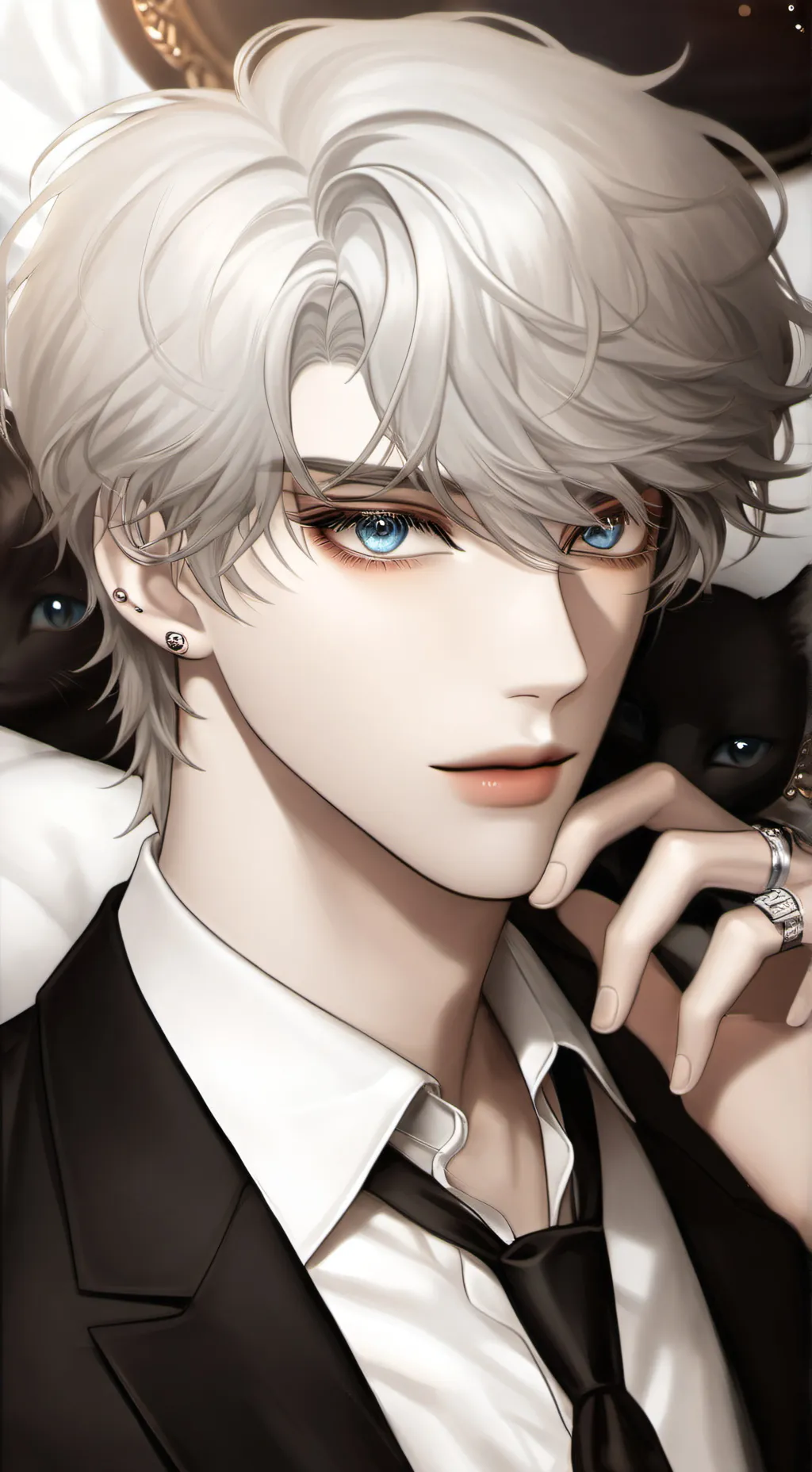 ai character: RIVER!💔 background