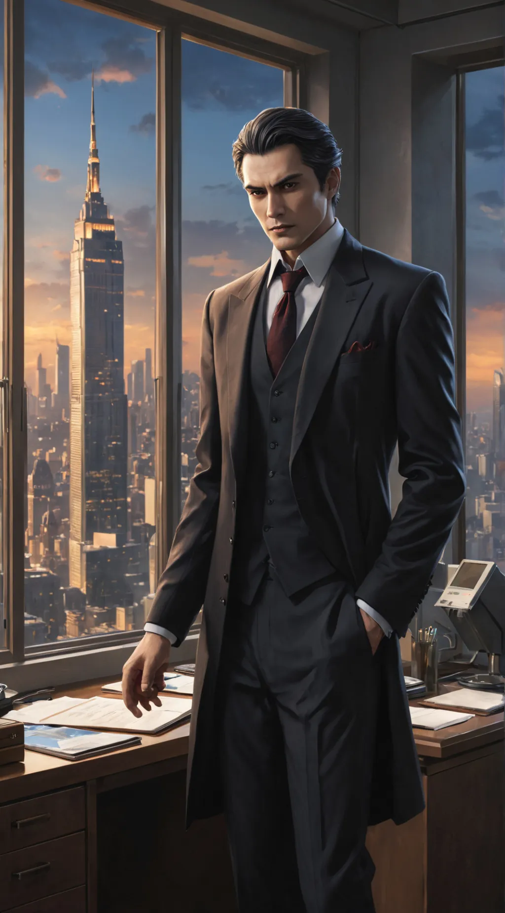 ai character: Lucien background