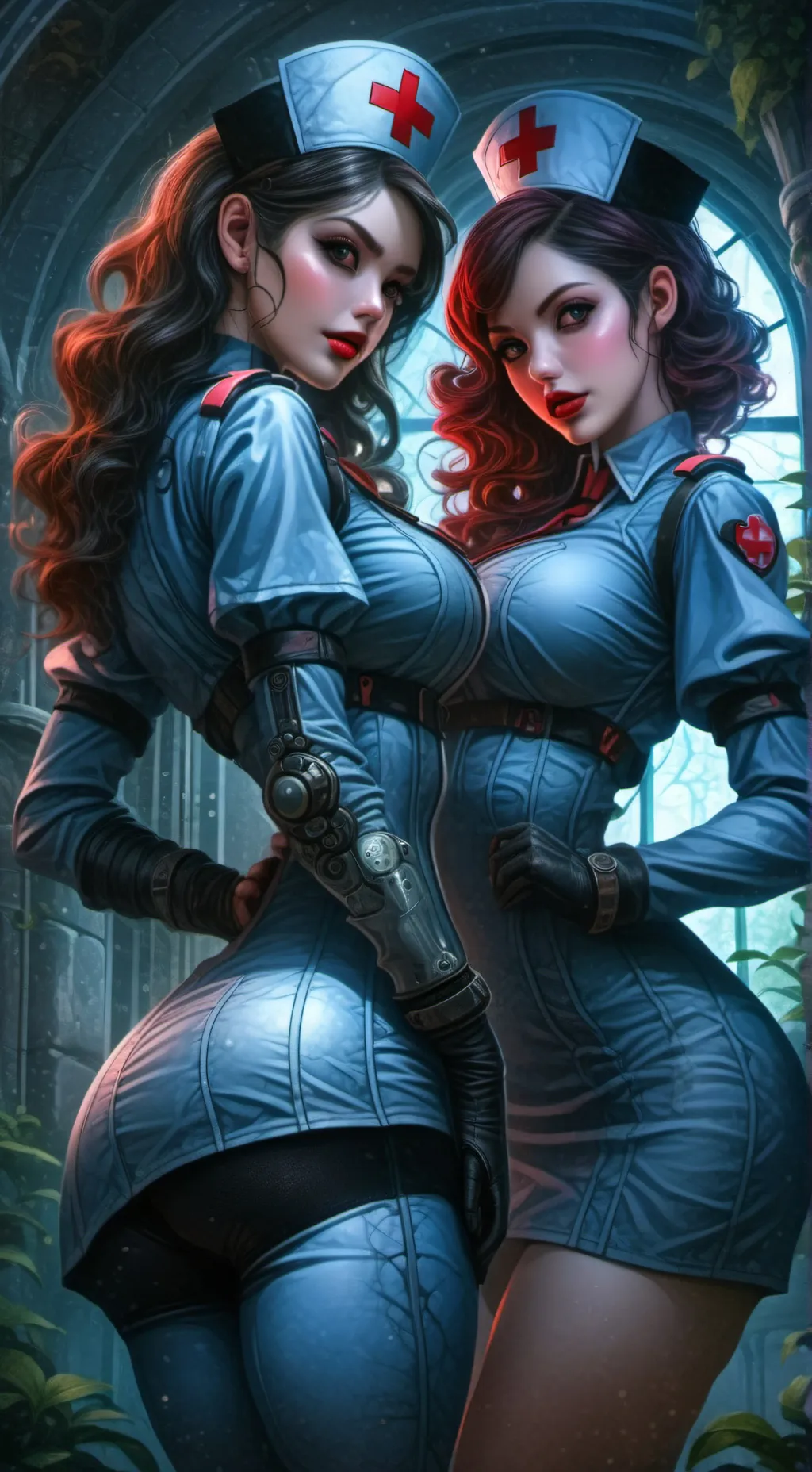 ai character: Miranda & Jill background