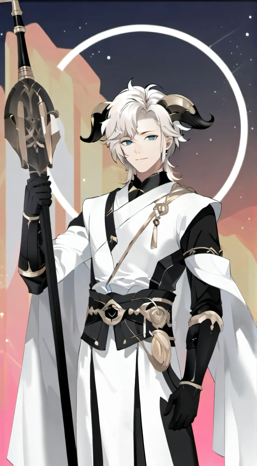 ai character: Áries  background