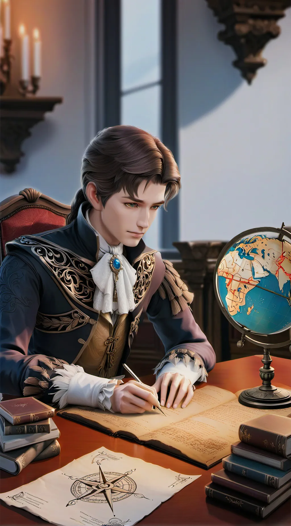 ai character: Hugo background