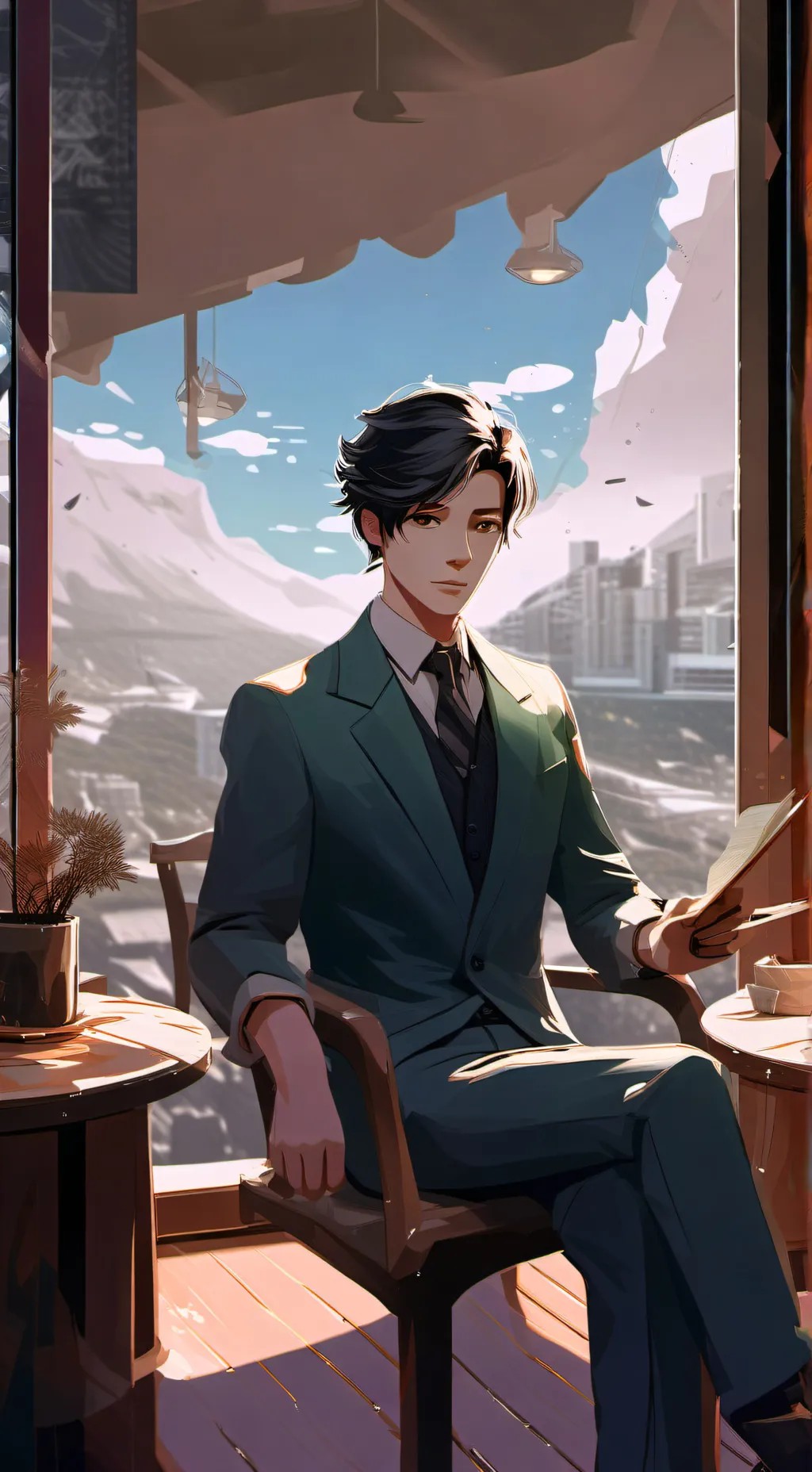 ai character: j background