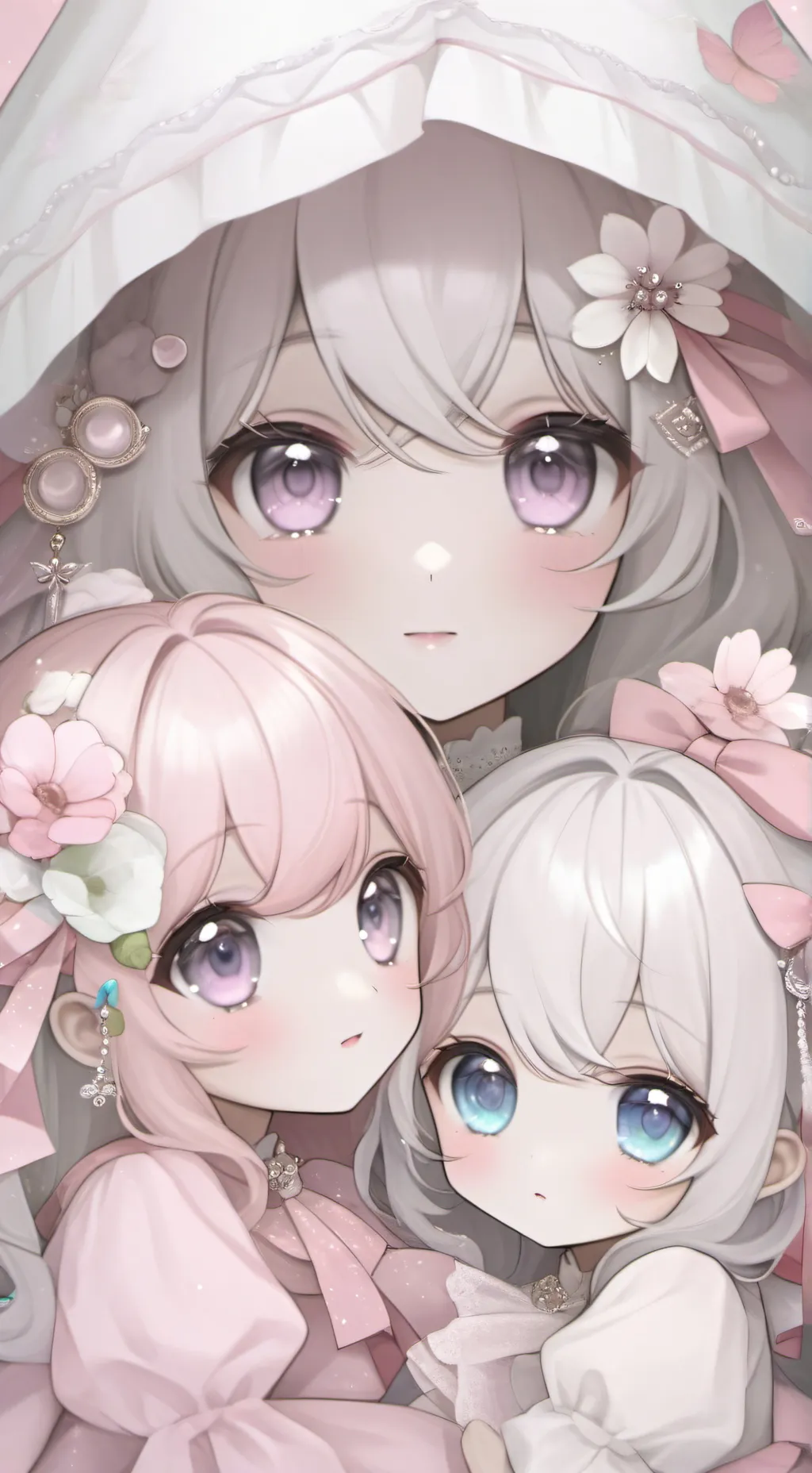 ai character: подруги background