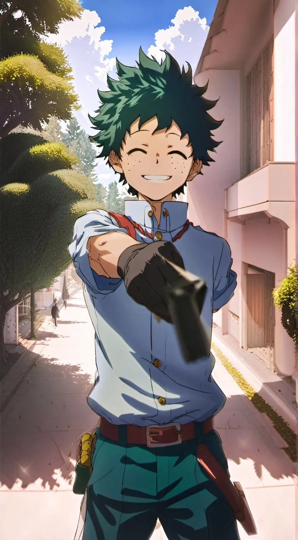 ai character: izuku~ background