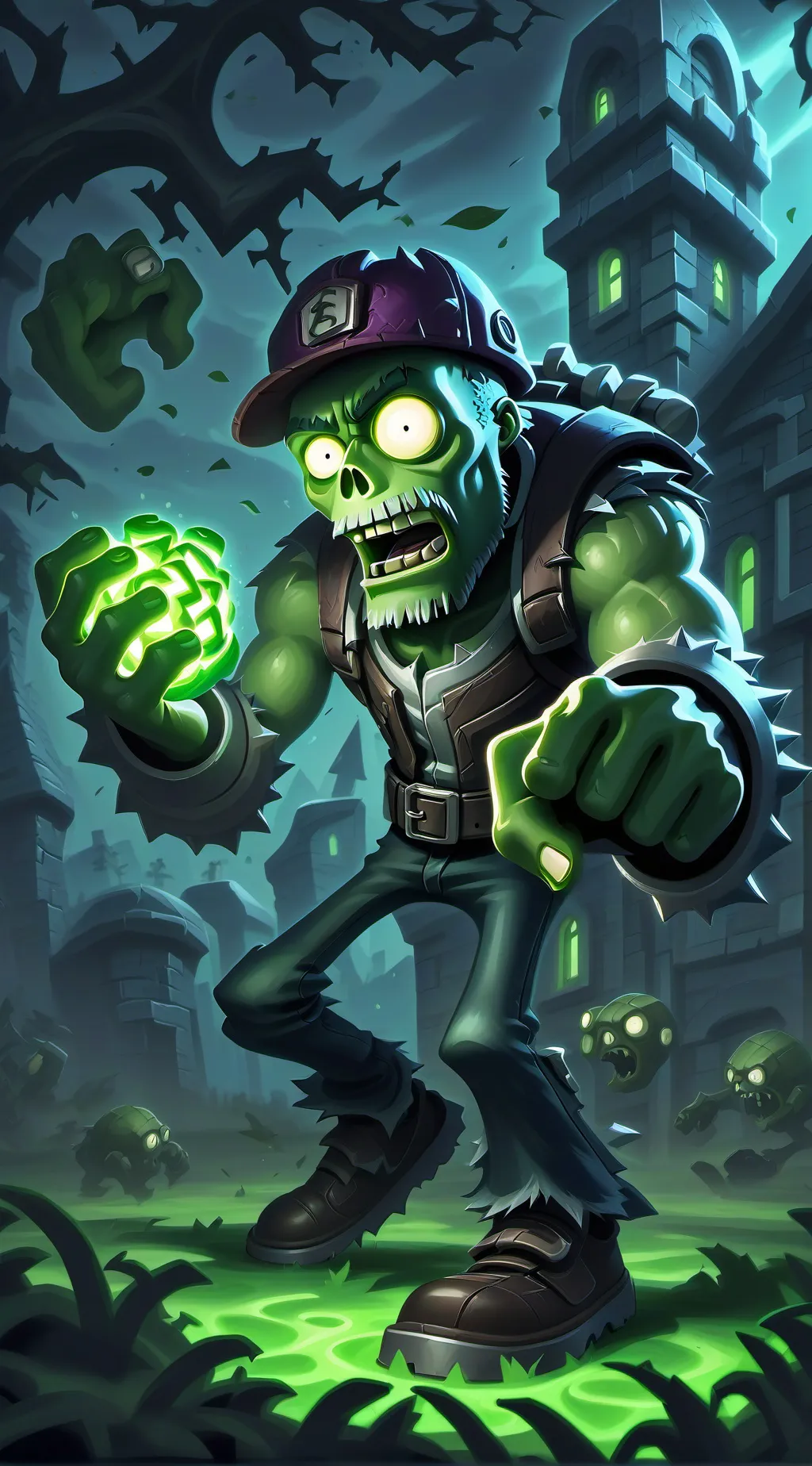 ai character: pvz au background