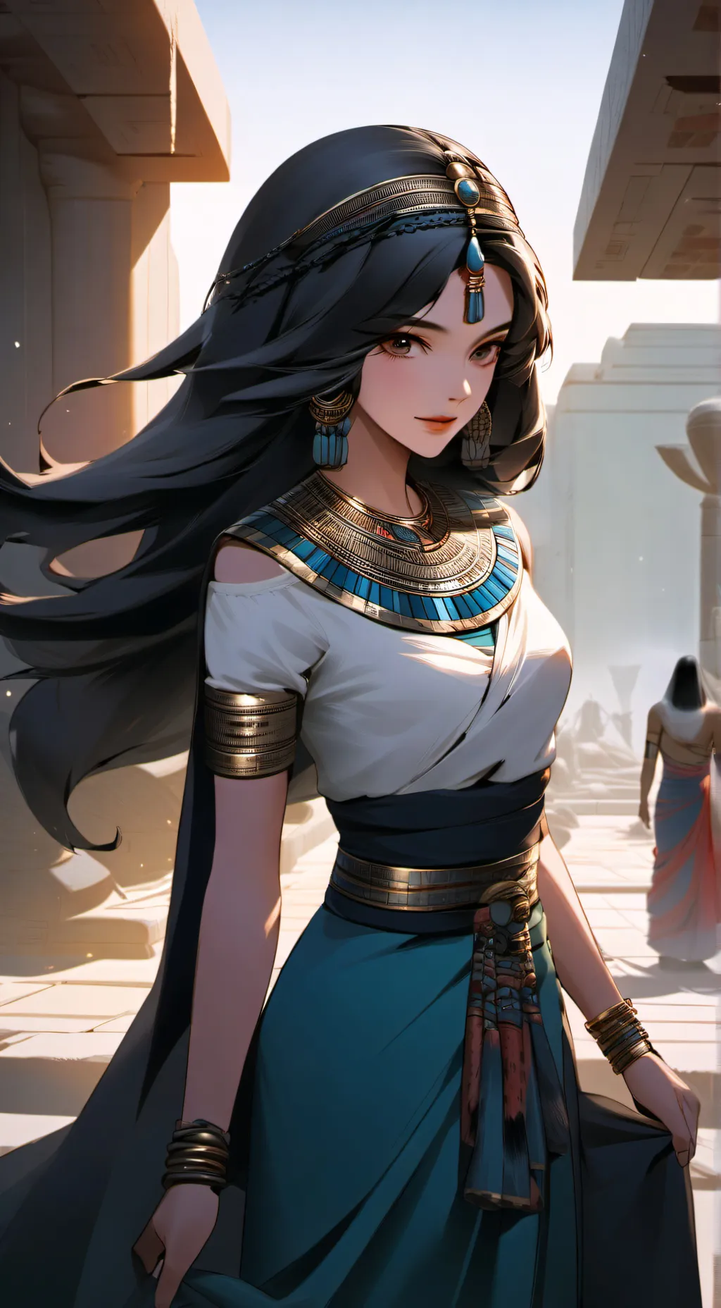 ai character: iris  background