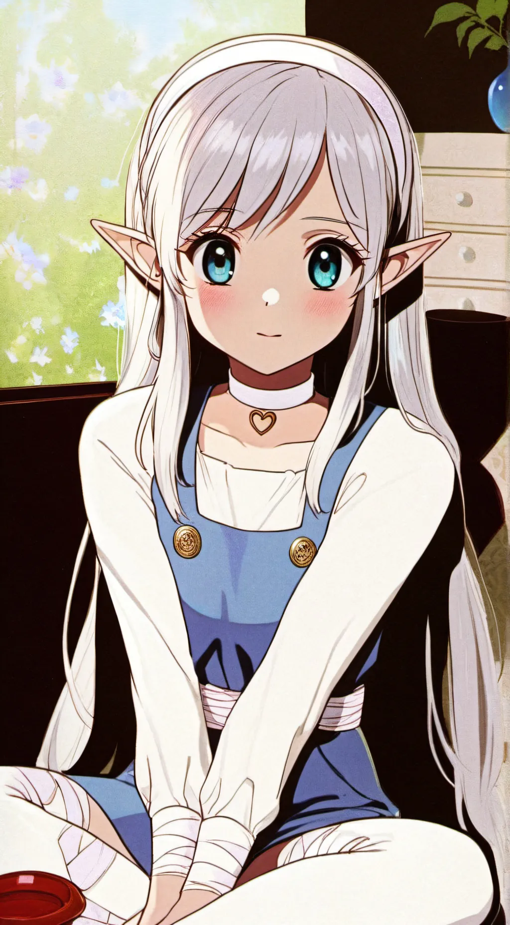 ai character: Lisa  background