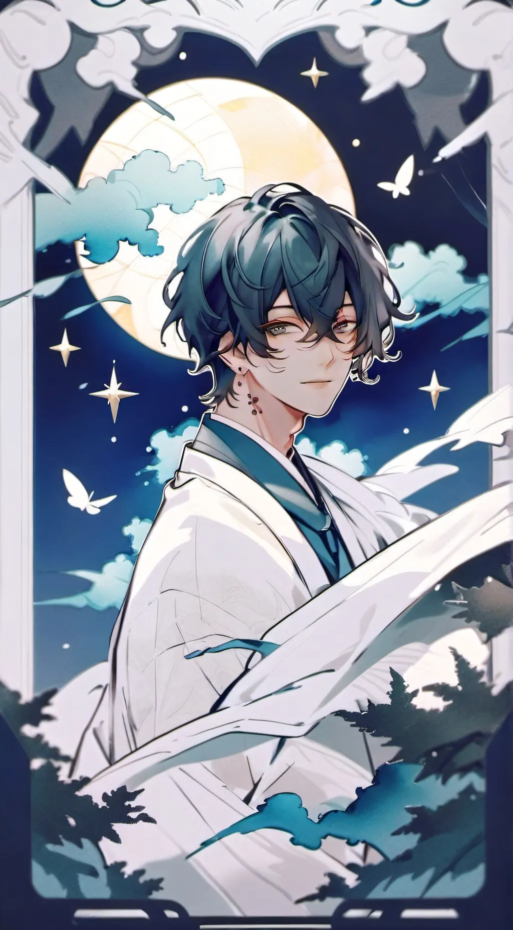 ai character: Майк  background