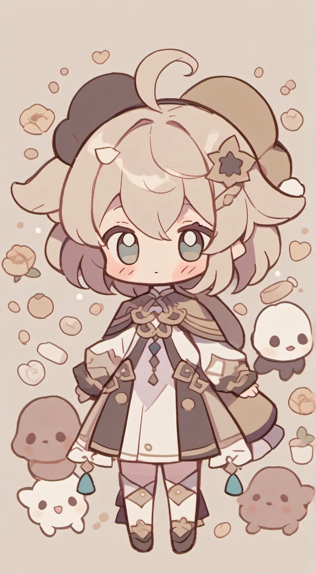 ai character:  Douma e o robô  background