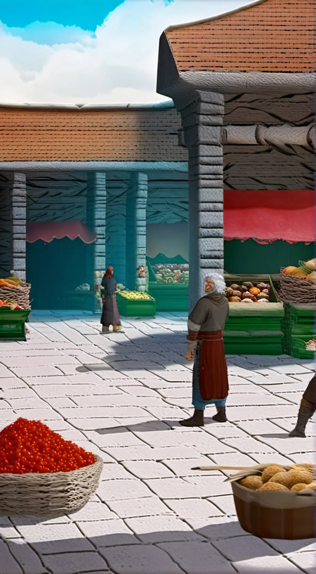 ai character: Stylized sprunk  background