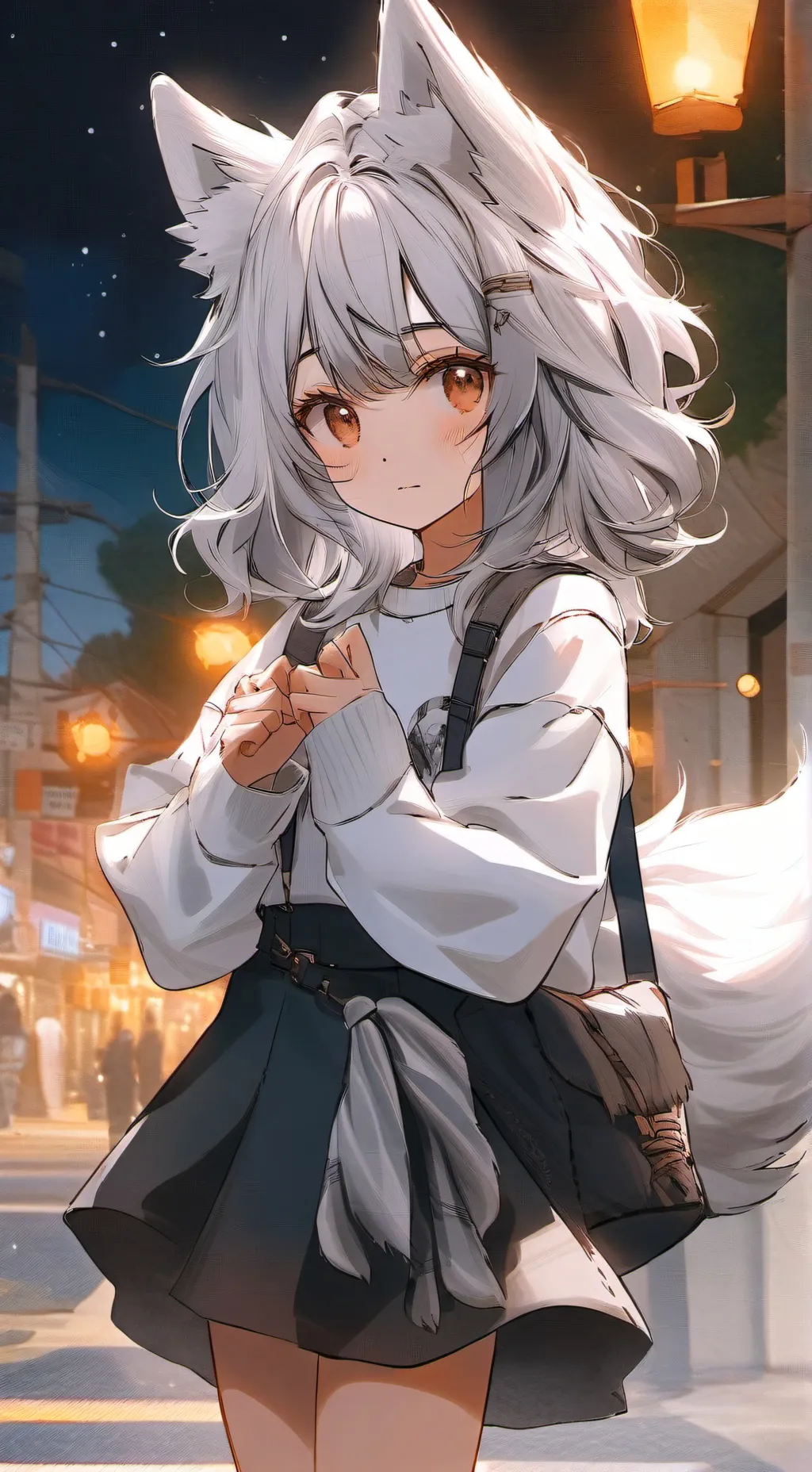 ai character: Wolfie background