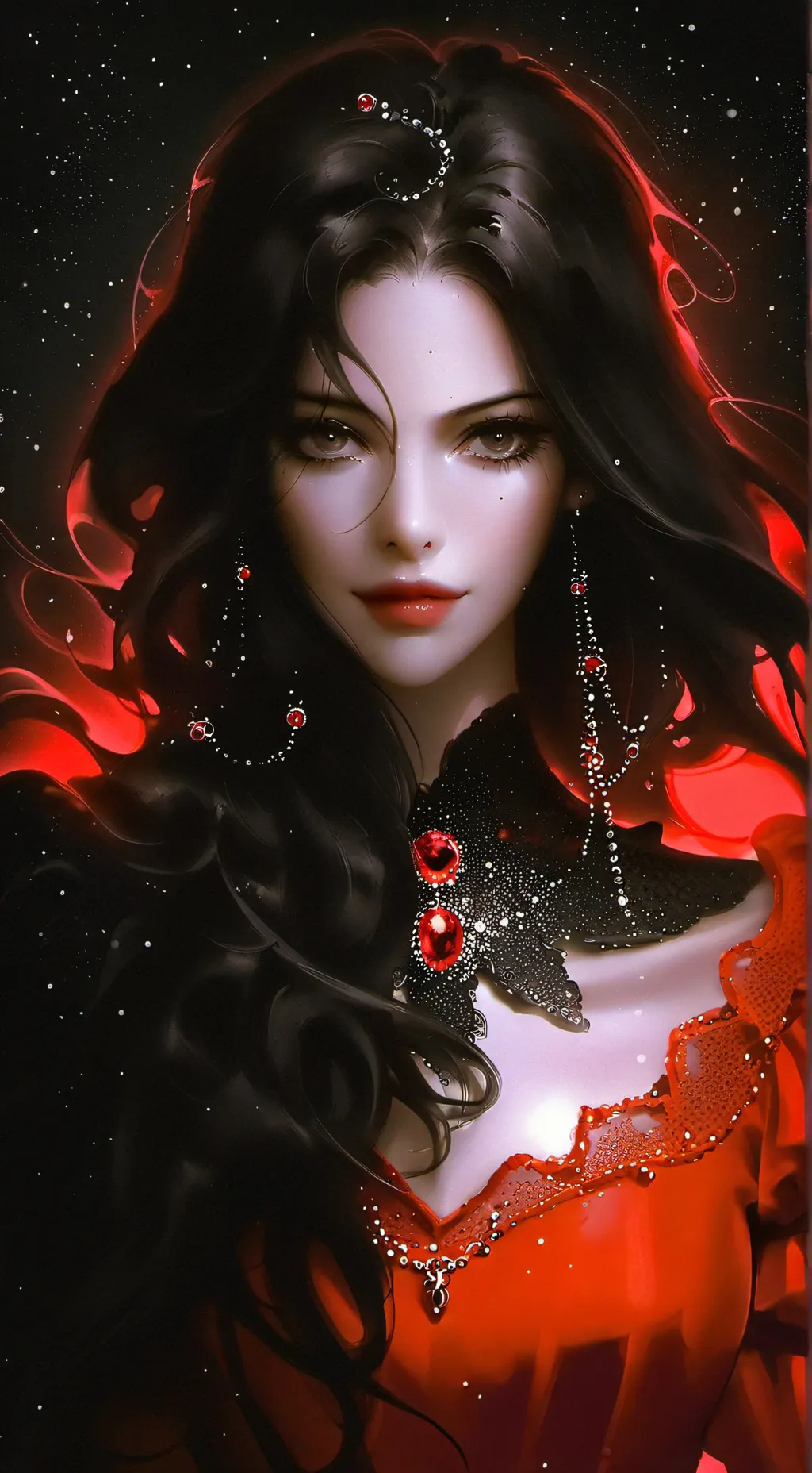 ai character: iris  background