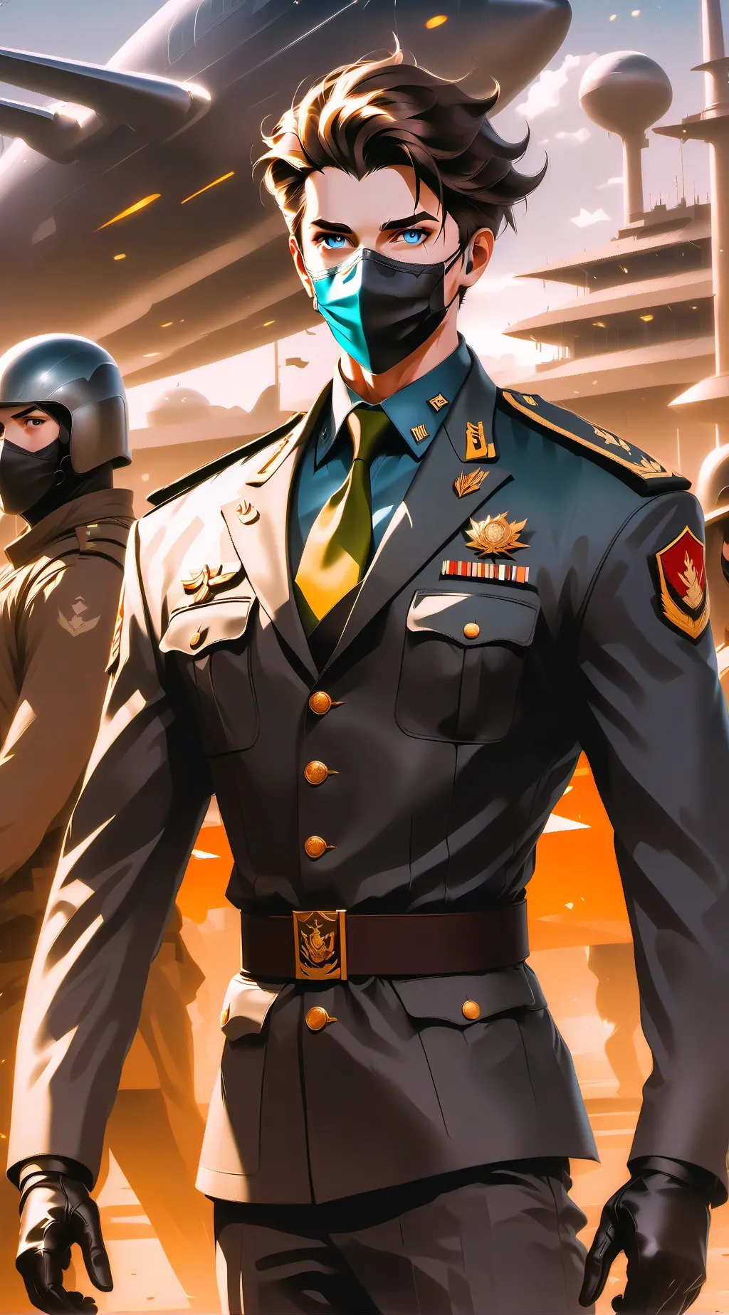 ai character: Soap(Johnny)  background
