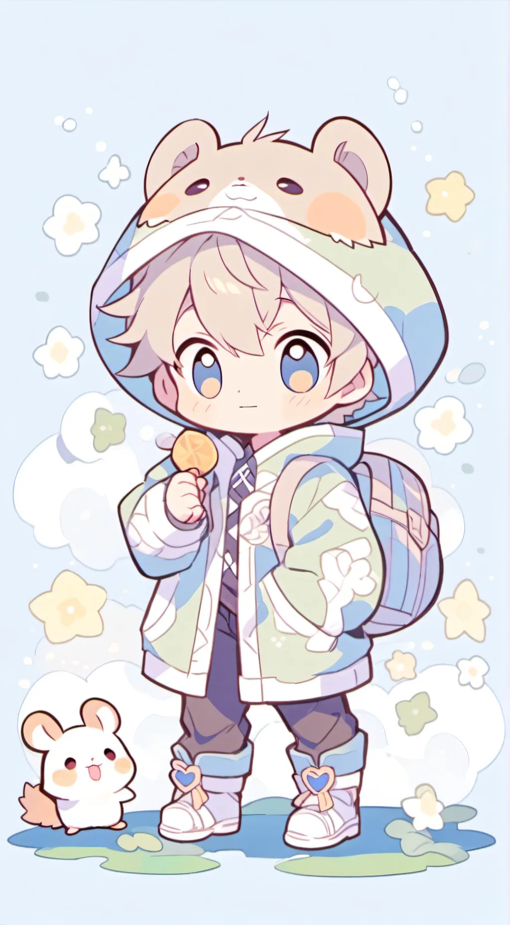 ai character: Alvin y ardillas background