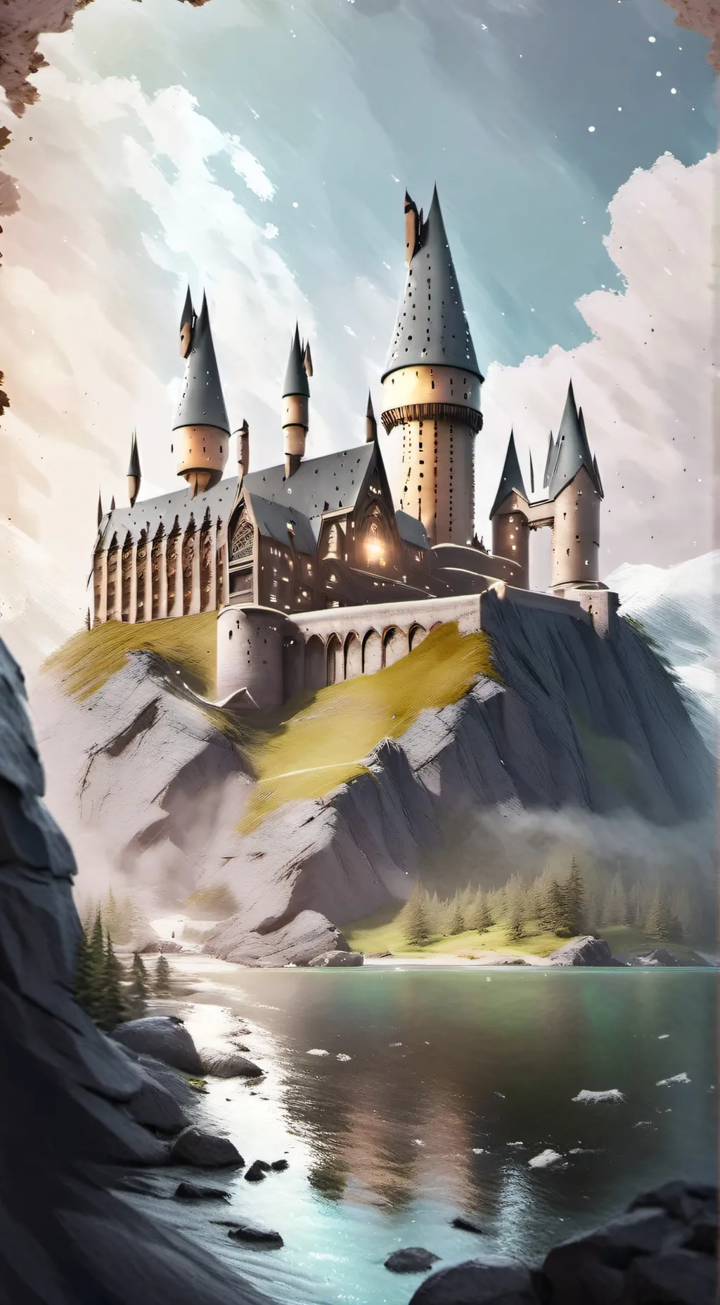 ai character: Hogwarts background