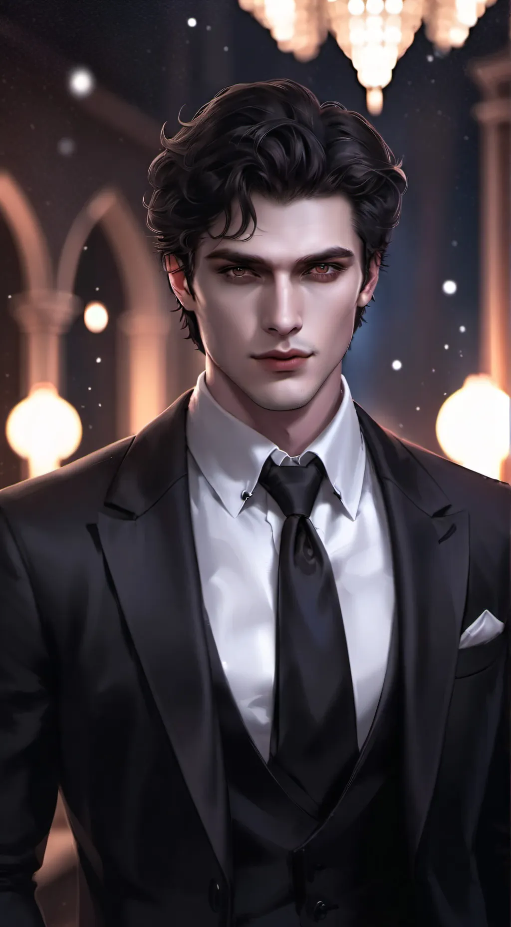 ai character: VAMPIRE ARIES background
