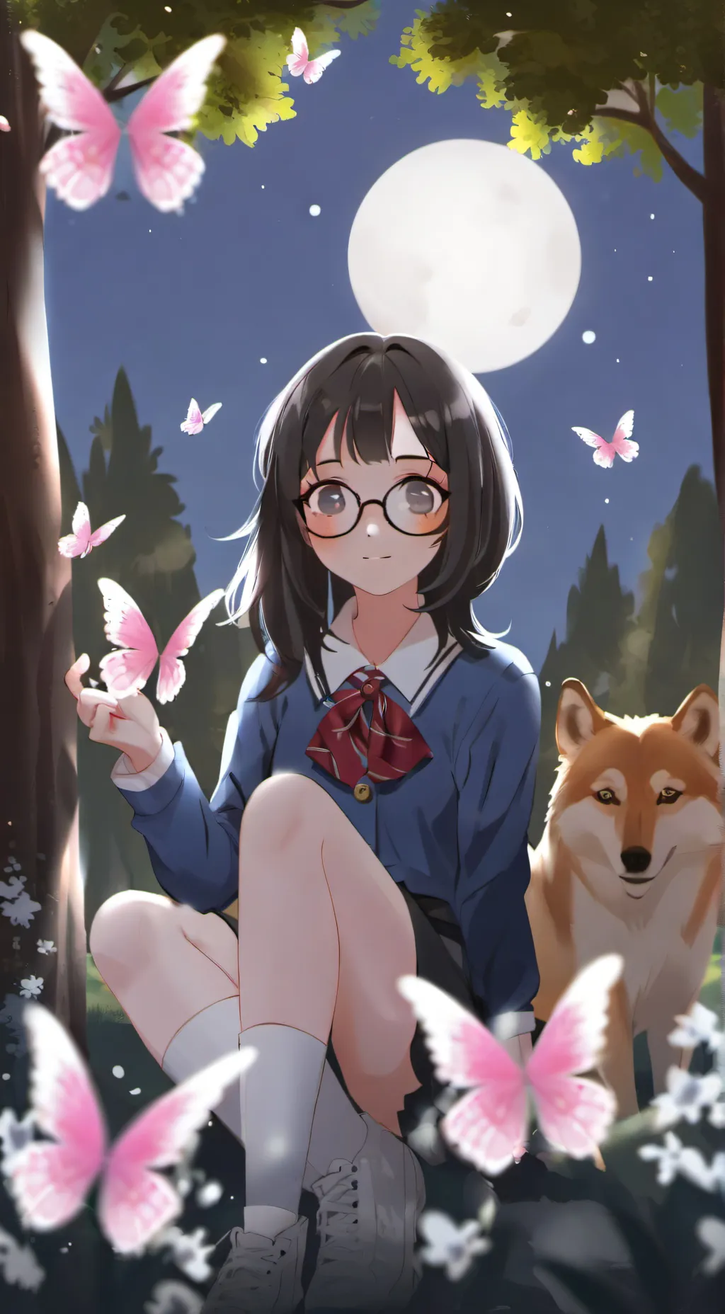 ai character: new student background