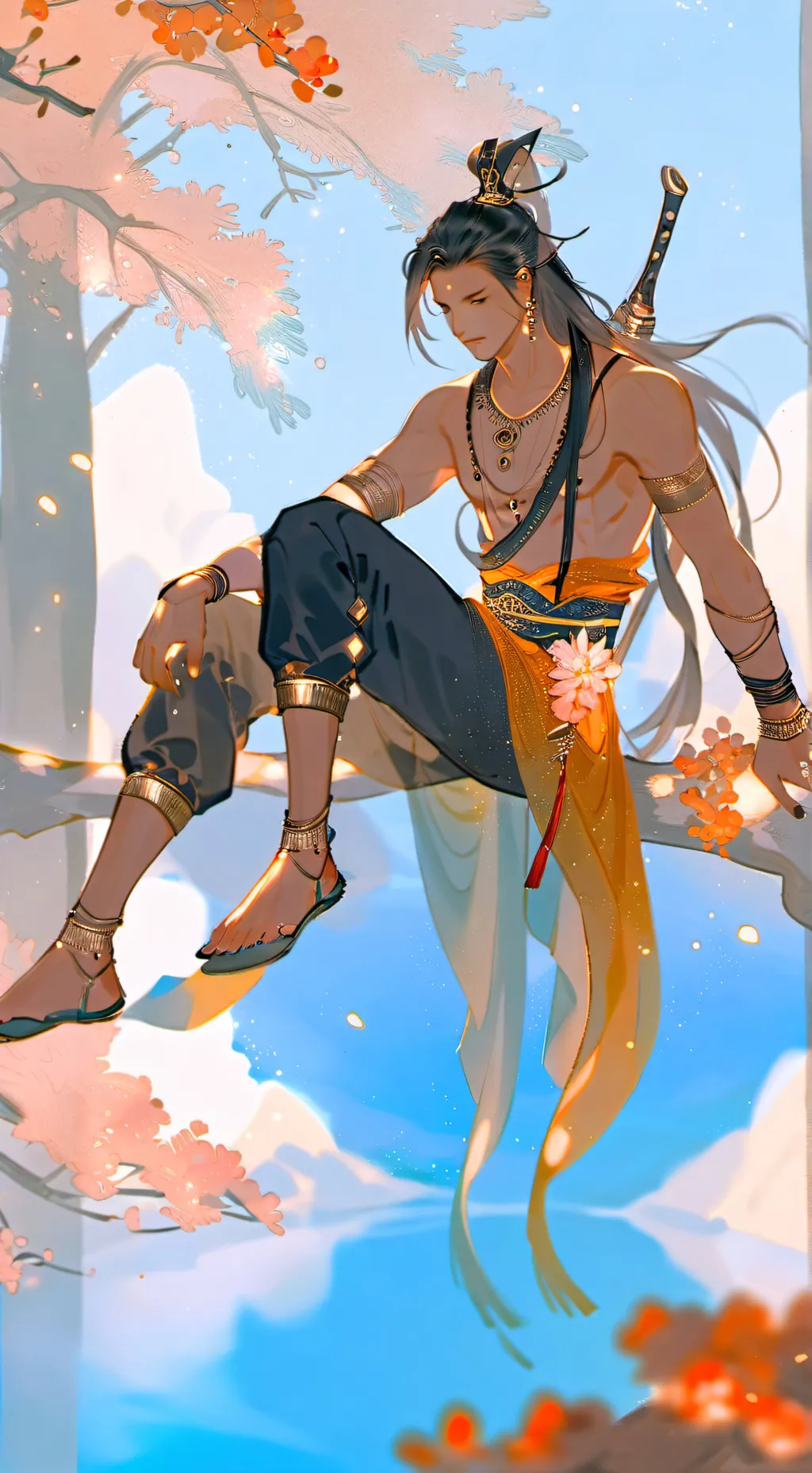 ai character: Roman  background