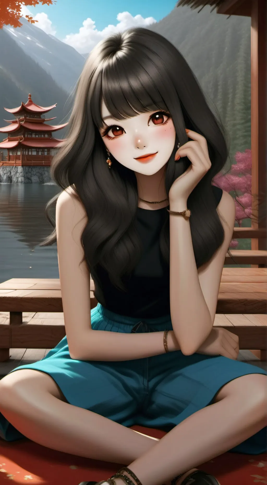 ai character: olivia background