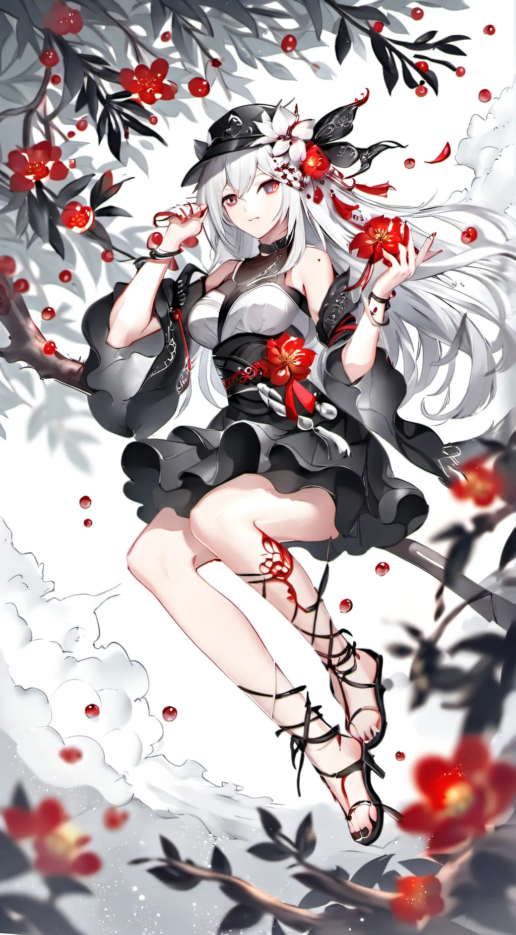 ai character: красный л background