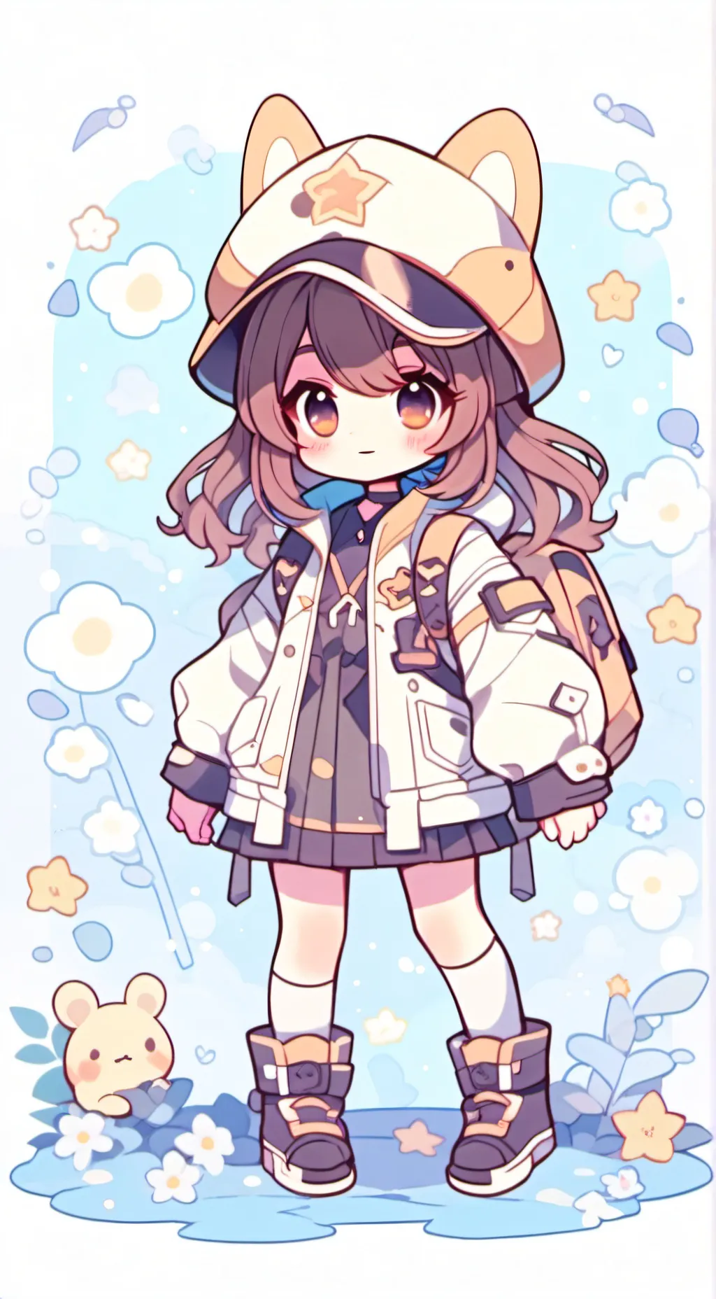 ai character: Júlia  background