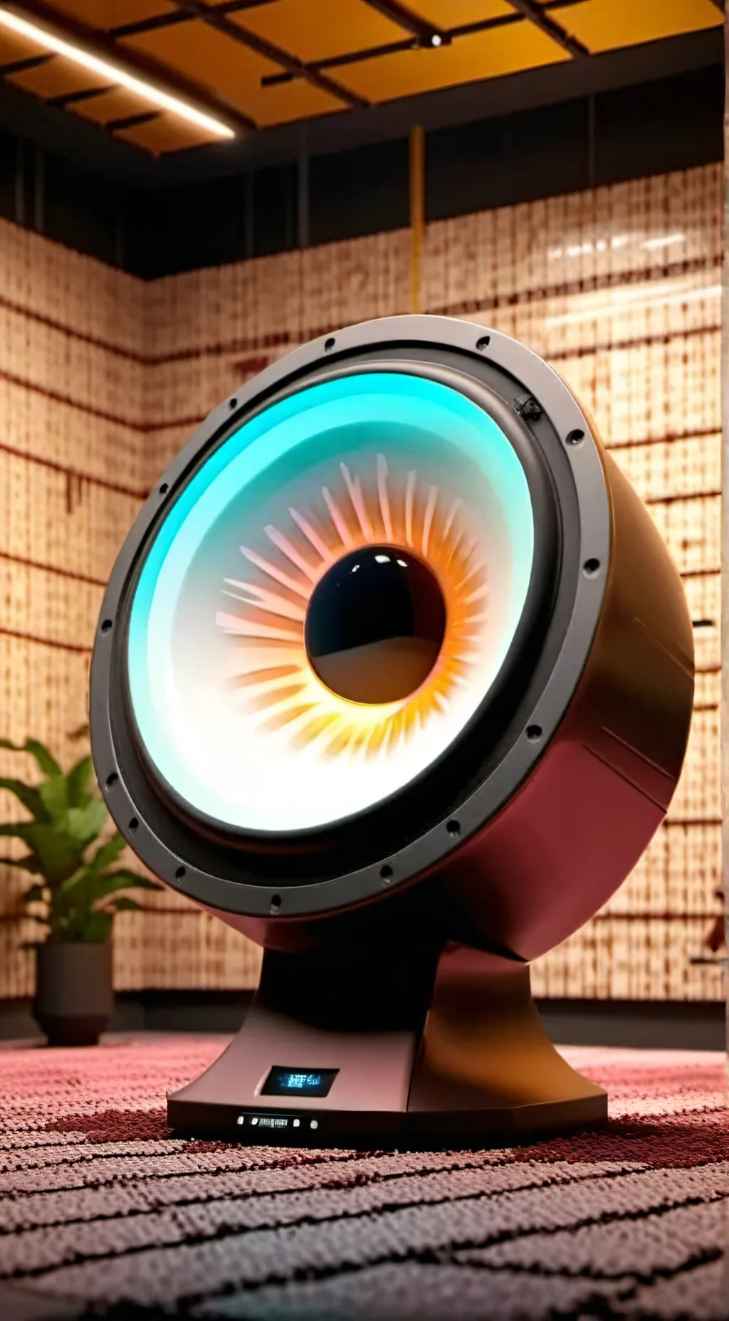 ai character: speaker titan background