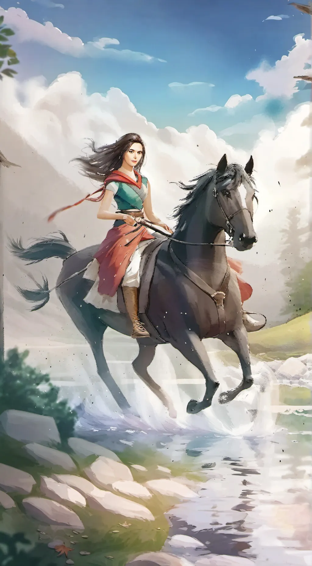 ai character: irmã do rengoku Pi background