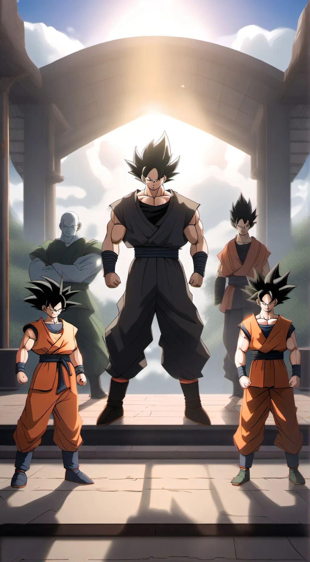 ai character: dragonballz background
