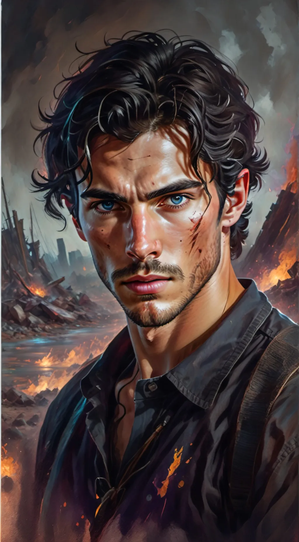 ai character: Martin background