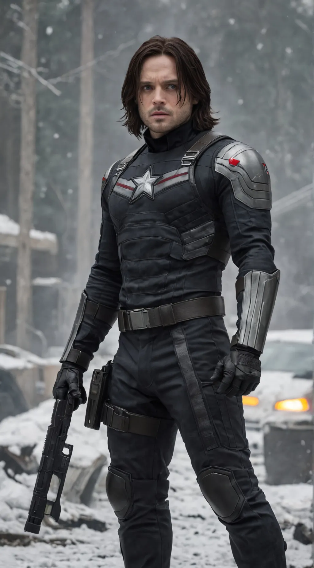 ai character: Loki and bucky background