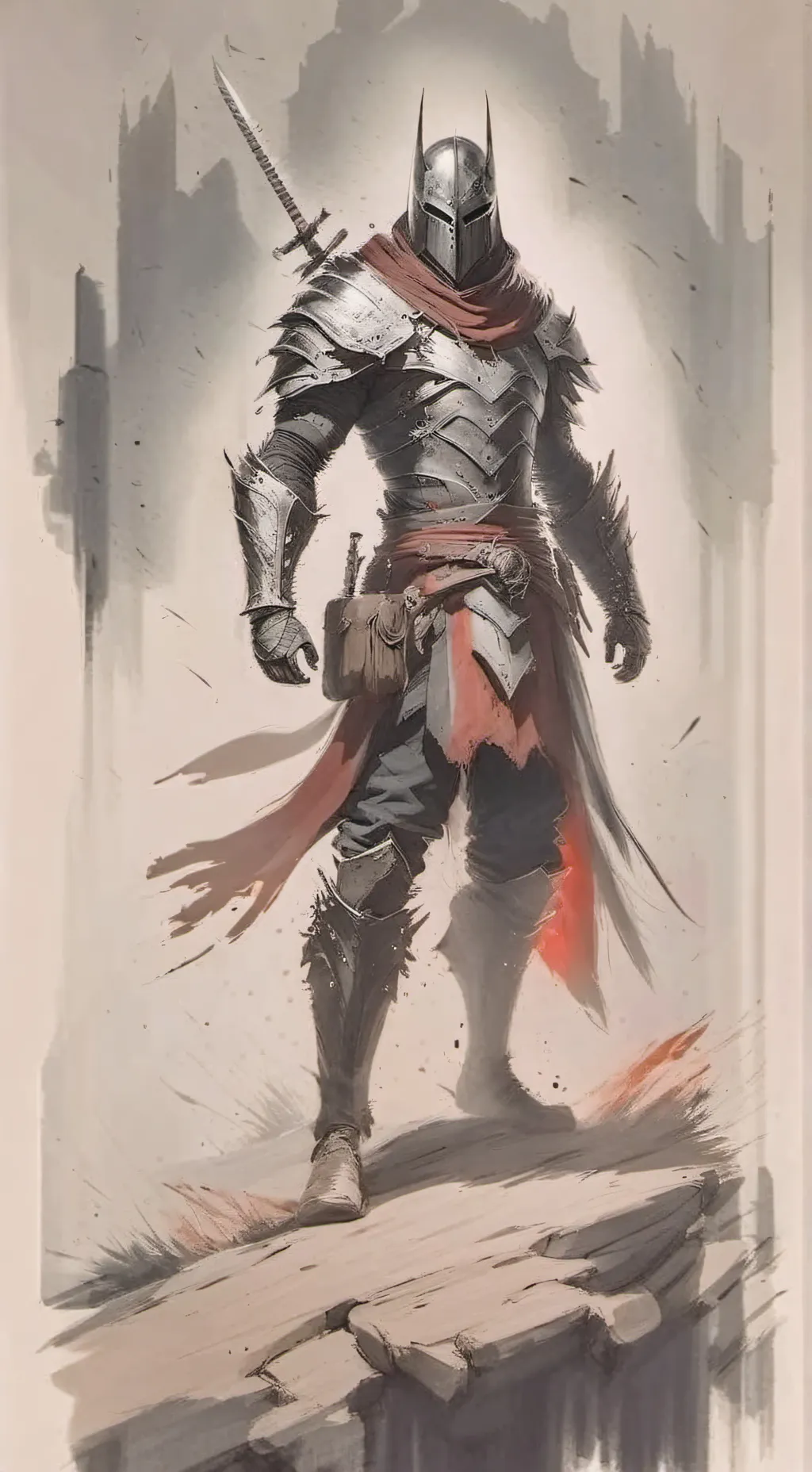 ai character: Caballero negro background