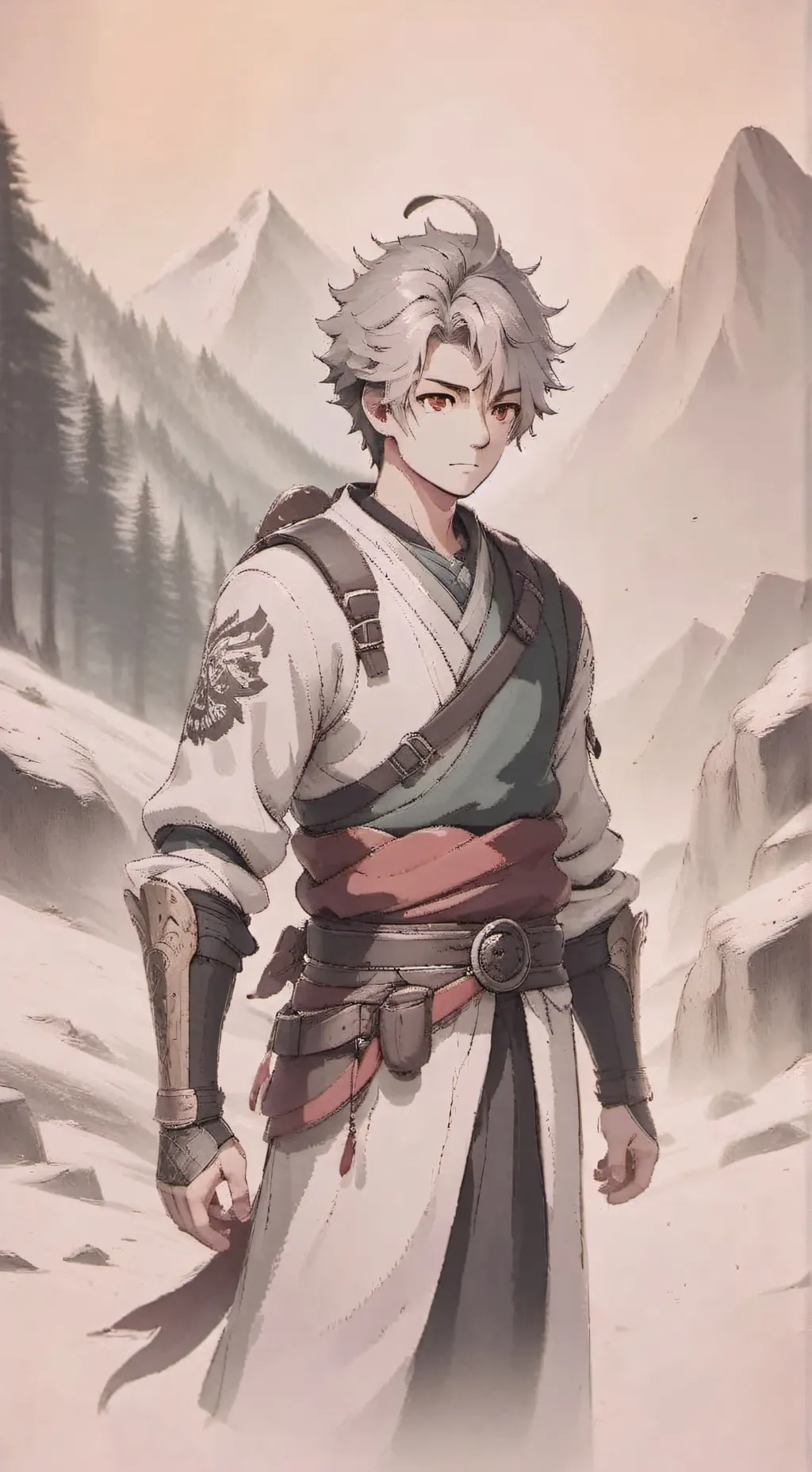 ai character: Luke  background