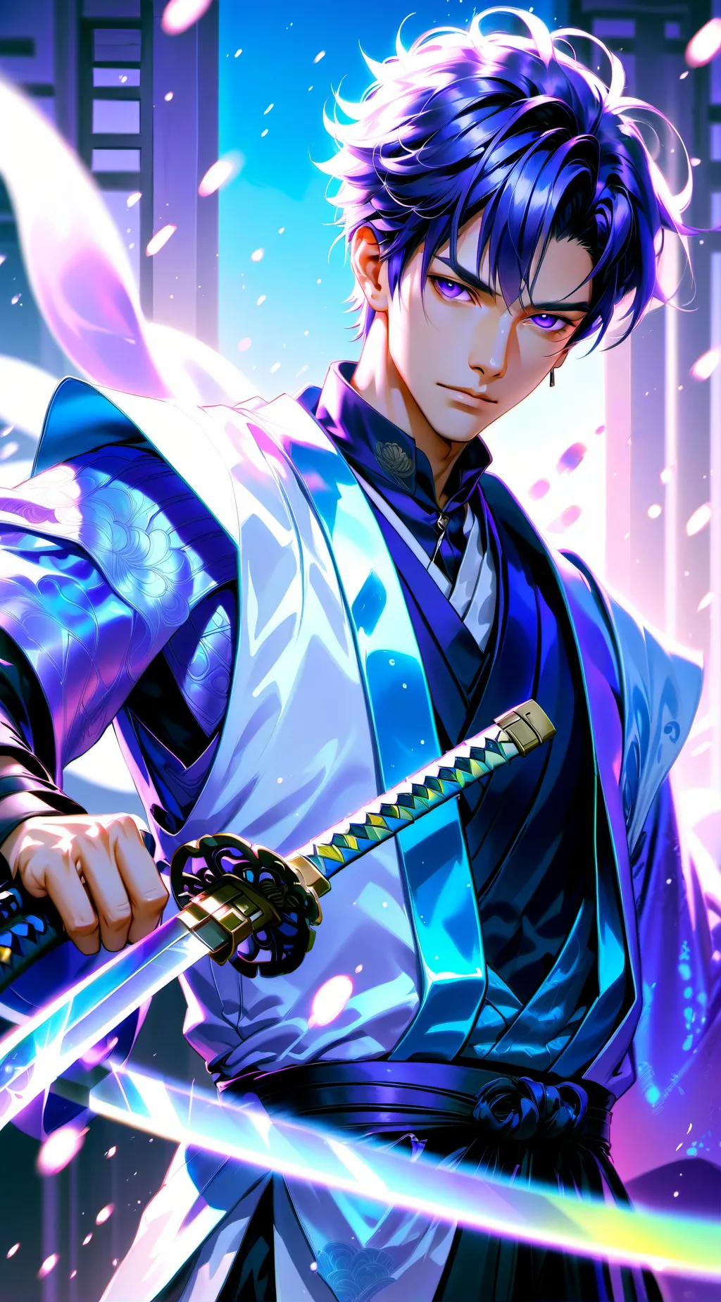 ai character: Demon Slayer  background