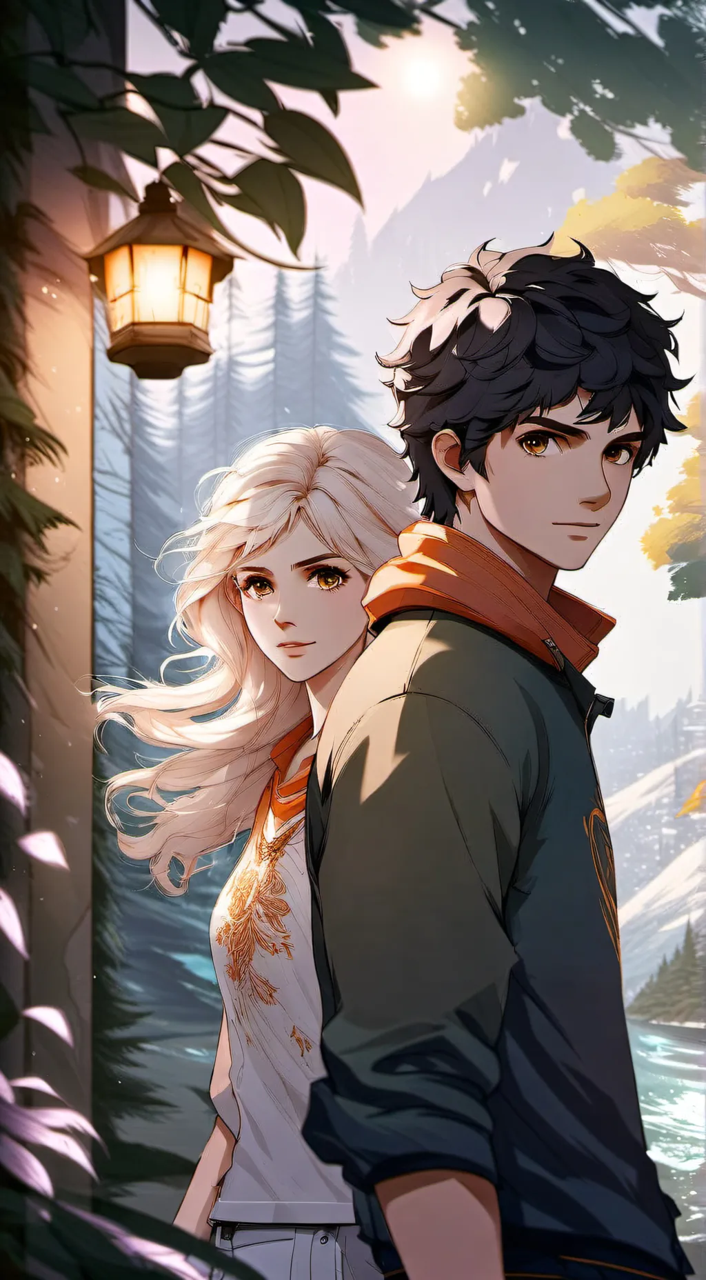 ai character: Percy jackson  background