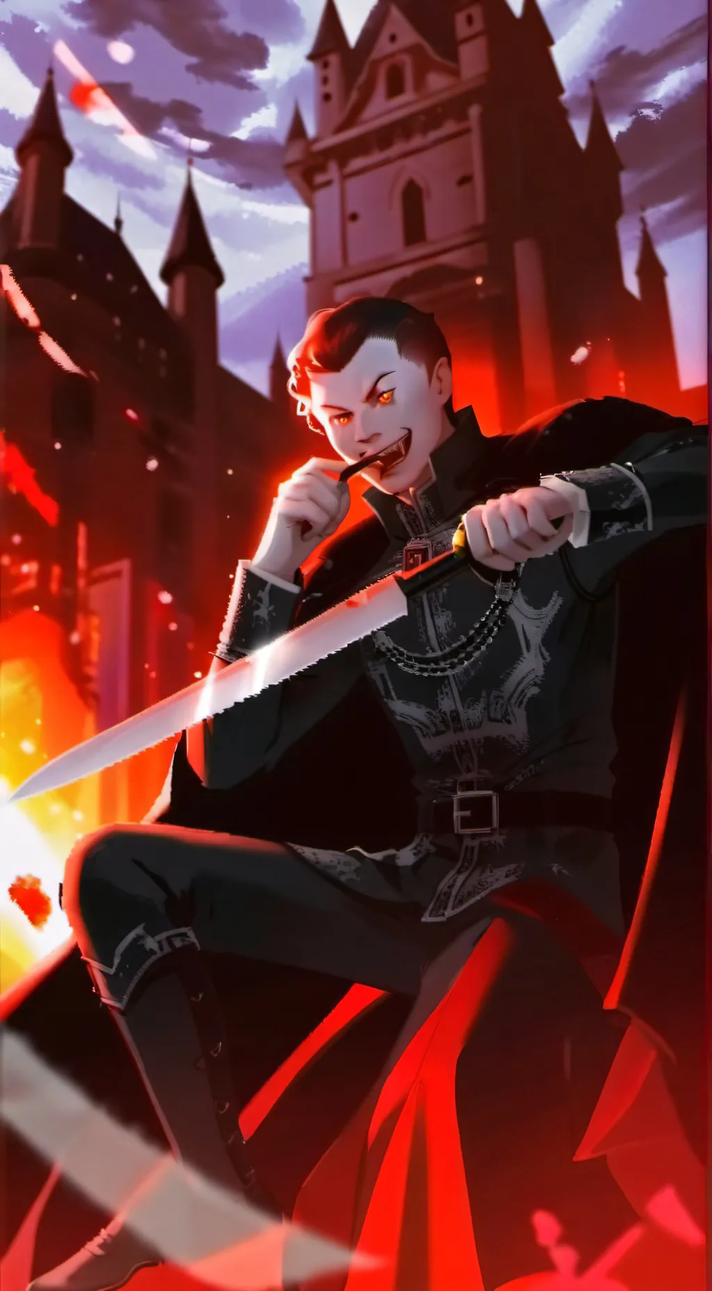 ai character: Before the vampire background