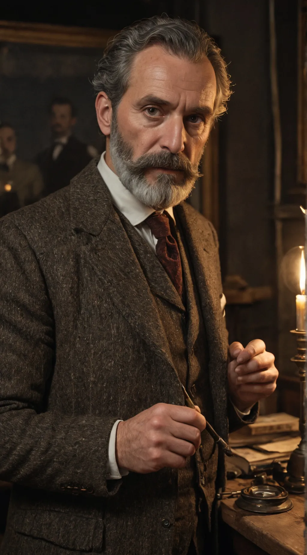 ai character: Sherlock Holmes background